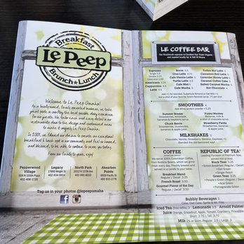 Le Peep - Aksarben Pointe - Menu - Breakfast & Brunch Near Me - Omaha, Nebraska Le Peep - Aksarben Pointe - Menu - Breakfast & Brunch Near Me - Omaha, Nebraska
