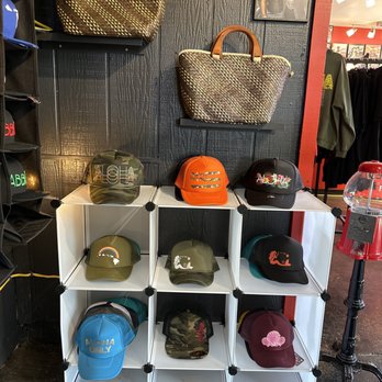 The Pineapple Store - a variety of hats on display - Juice Bars & Smoothies Near Me - Lihue, Hawaii The Pineapple Store - a variety of hats on display - Juice Bars & Smoothies Near Me - Lihue, Hawaii