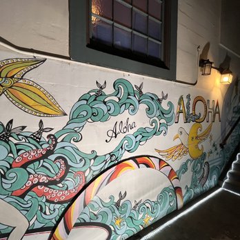 Genius Lounge - Loved the Art work - Japanese Near Me - Honolulu, Hawaii