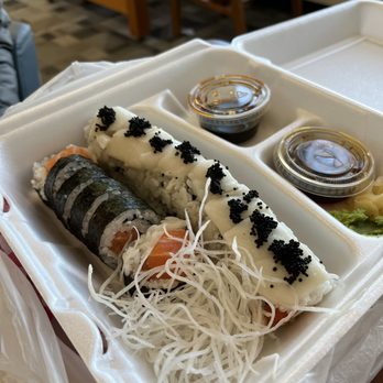 Sushi Box - Black Pearl Roll Salmon Regular Roll - Sushi Bars Near Me - McKinney, Texas