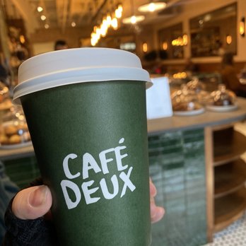 Cafe Deux - Oat Milk Latte - Cafes Near Me - Harrison, New York Cafe Deux - Oat Milk Latte - Cafes Near Me - Harrison, New York