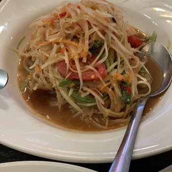 Moo Dang - Papaya w/ black crab  and fermented fish - Thai Near Me - Reno, Nevada