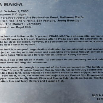 Prada Marfa - Elmgreen & Dragset; Prada Marfa; 2005; Valentine TX - Art Galleries Near Me - Valentine, Texas Prada Marfa - Elmgreen & Dragset; Prada Marfa; 2005; Valentine TX - Art Galleries Near Me - Valentine, Texas