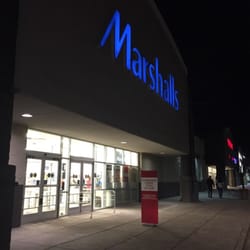Marshalls - This is a Beautiful shot of a nice blue sign! My kids are screaming and I'm trying to distract myself!