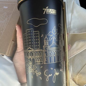 7 Leaves Cafe - Free tumbler for the first day of grand opening - Bubble Tea Near Me - Sunnyvale, California