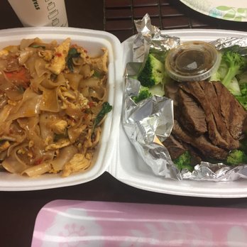 Thai Time - Chicken spicy noodles and crying tiger - Thai Near Me - El Cajon, California Thai Time - Chicken spicy noodles and crying tiger - Thai Near Me - El Cajon, California