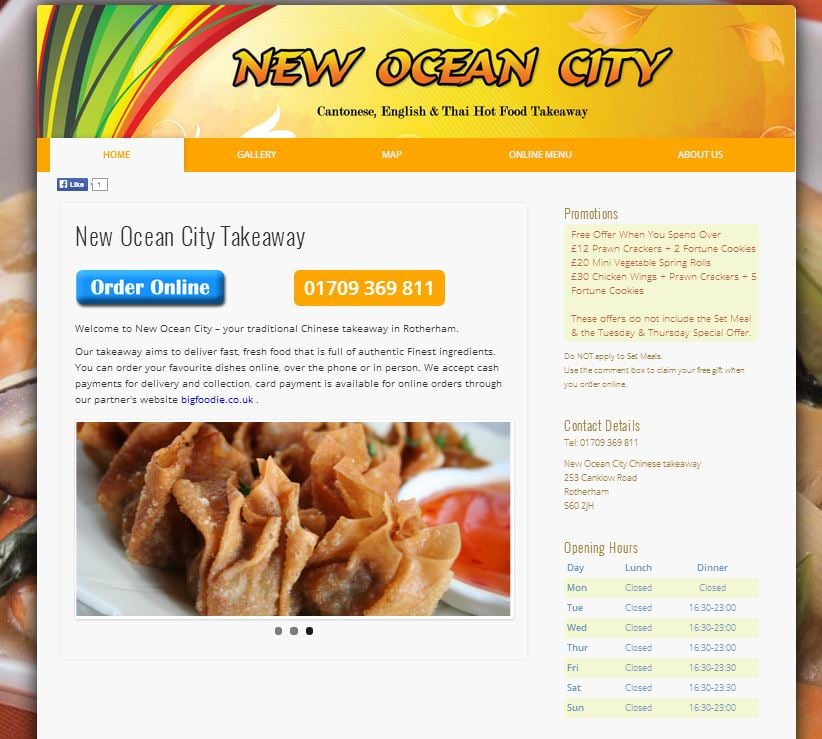 NEW OCEAN CITY 253 Canklow Road, Rotherham, South Yorkshire, United