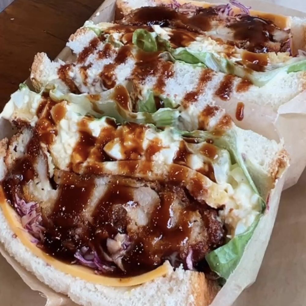 Sando Cafe - Chicken katsu Sando Booster Sando - Japanese Near Me - Montclair, New Jersey