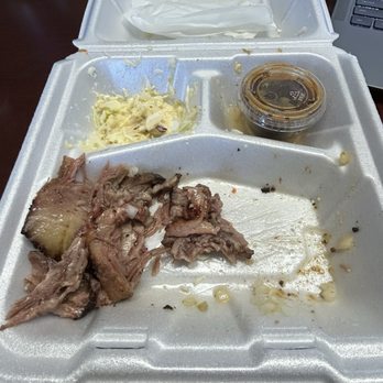 Shorty's Bbq - Fat from a 'lean' brisket plate - Barbeque Near Me - Alma, Georgia Shorty's Bbq - Fat from a 'lean' brisket plate - Barbeque Near Me - Alma, Georgia