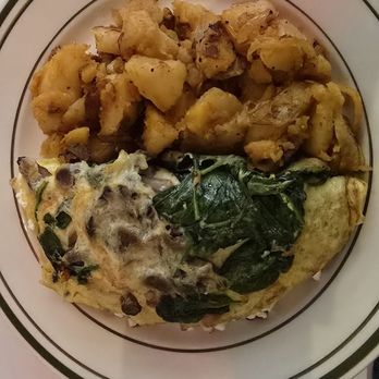 The Shed Restaurant - Mohegan Sun CT - Goat cheese, mushroom, and spinach omelet. - Comfort Food Near Me - Uncasville, Connecticut The Shed Restaurant - Mohegan Sun CT - Goat cheese, mushroom, and spinach omelet. - Comfort Food Near Me - Uncasville, Connecticut