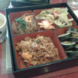 Song's Korean Restaurant - Lunch special with pork and kimbap.
