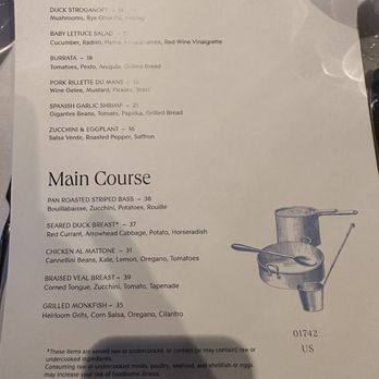 80 Thoreau - Menu of the day - New American Near Me - Concord, Massachusetts 80 Thoreau - Menu of the day - New American Near Me - Concord, Massachusetts