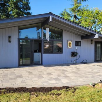 Advanced Pavers & Landscape - Backyard patio - from one end of the house to the other! - Masonry/Concrete Near Me - Sacramento , California