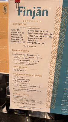 Menu photo 7 Finjan Coffee San Diego, CA Menu photo 7 Finjan Coffee San Diego, CA