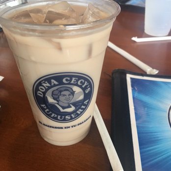 Doña Cecy's Pupuseria - Horchata, meh seems to be powdered or lacking cinnamon or something - Salvadoran Near Me - Rockville, Maryland Doña Cecy's Pupuseria - Horchata, meh seems to be powdered or lacking cinnamon or something - Salvadoran Near Me - Rockville, Maryland