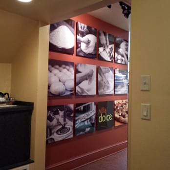 Villa Dolce Cafe - Pictures in the hallway leading to the dining area - Italian Near Me - Middleton, Wisconsin Villa Dolce Cafe - Pictures in the hallway leading to the dining area - Italian Near Me - Middleton, Wisconsin