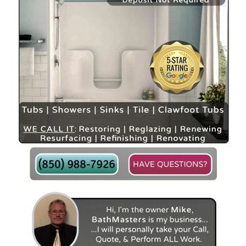 Bath Masters - a screenshot of a bathroom - Refinishing Services Near Me - Robertsdale , Alabama
