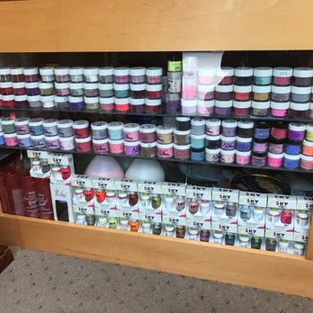 Lovely Nails - Powder gel colors! I'd never heard of this before and today I got powder and I love them !! - Nail Salons Near Me - Brunswick, Maryland