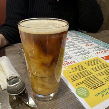 Snooze, an A.M. Eatery - Cold brew with cream - Breakfast & Brunch Near Me - Arvada, Colorado