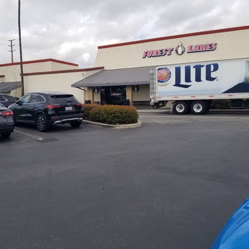 Forest Lanes - The parking lot is full - Bowling Near Me - Lake Forest, California