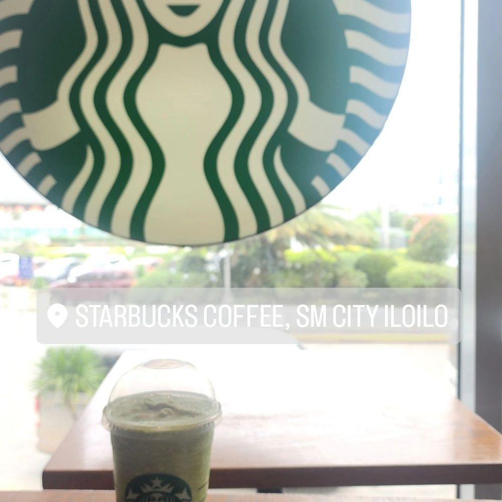 Starbucks - Matcha Frappacino & Mango Cream Cheesecake! - Coffee & Tea Near Me - Iloilo City, ABR