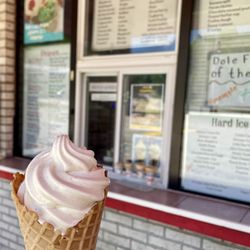 Charlie's Ice Cream - Peanut butter waffle cone