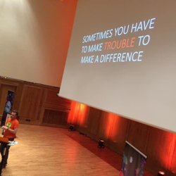 Whitla Hall - Chris Packham talk, NISciFest, Whitla Hall, Feb 2020