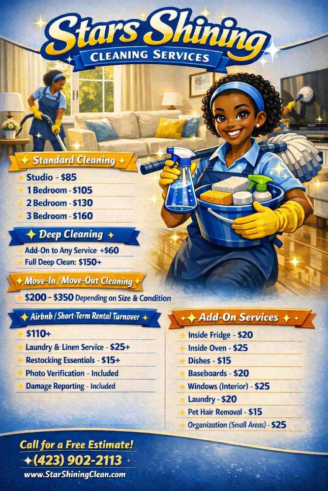 STARS SHINING CLEANING SERVICES - Updated June 2026 - Request a Quote ...