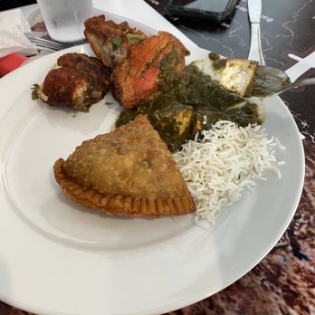 the Mughal Restaurant - Vegetable samosa, rice, Tandoori Chicken - Indian Near Me - Pembroke Pines, Florida