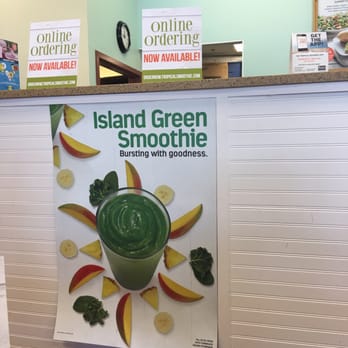 Tropical Smoothie Cafe - Favorite Smoothie ALERT! #IslandGreen - Sandwiches Near Me - Pearl, Mississippi Tropical Smoothie Cafe - Favorite Smoothie ALERT! #IslandGreen - Sandwiches Near Me - Pearl, Mississippi