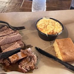 Brisket and mac n cheese