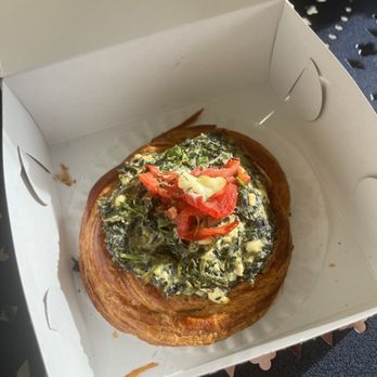Uppercrust Productions - Spinach and Feta Rose. So good!!! - Bakeries Near Me - Gainesville, Florida