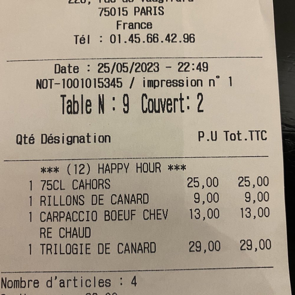 Le Toucan - For a huge high end dinner including a bottle of wine, not a bad value. - Brasseries Near Me - Paris, 75 Le Toucan - For a huge high end dinner including a bottle of wine, not a bad value. - Brasseries Near Me - Paris, 75