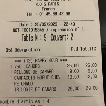 Le Toucan - For a huge high end dinner including a bottle of wine, not a bad value. - Brasseries Near Me - Paris, 75 Le Toucan - For a huge high end dinner including a bottle of wine, not a bad value. - Brasseries Near Me - Paris, 75