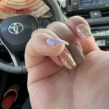 Pink Nails Design - Nail Salons Near Me - Westminster, California