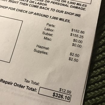Advanced Auto Repair - Entire bill! - Auto Repair Near Me - Vista, California