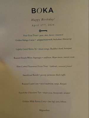 Menu photo 2 Boka Chicago, IL Menu photo 2 Boka Chicago, IL