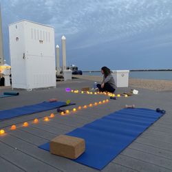 Water Dog Floating Yoga - Pilates yoga class