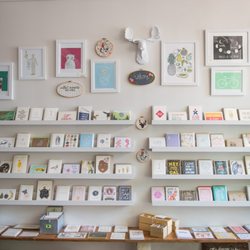 Ever-changing stationery and print wall