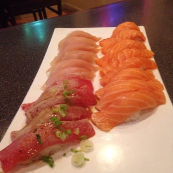 Maru Sushi - Seared tuna, yellowtail and salmon nigiri - Sushi Bars Near Me - Westminster, California Maru Sushi - Seared tuna, yellowtail and salmon nigiri - Sushi Bars Near Me - Westminster, California