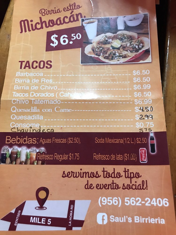 Saul's Birrieria & catering