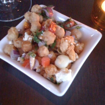 Piqueo's - complimentary fried chickpeas - Latin American Near Me - San Francisco, California Piqueo's - complimentary fried chickpeas - Latin American Near Me - San Francisco, California