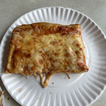 John's Pizzeria - Sicilian Corner Slice - Pizza Near Me - Elmhurst, New York