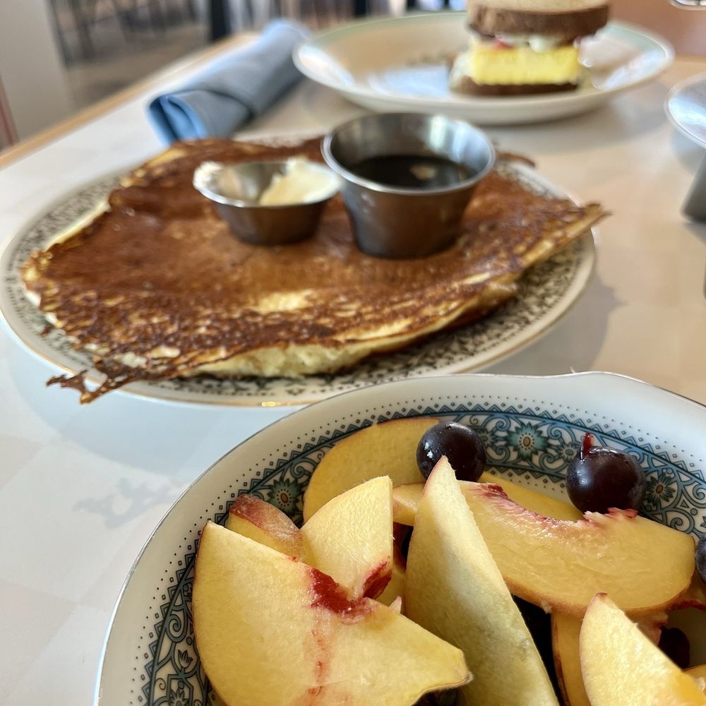Borage - Seasonal fruit side, pancake, breakfast sandwich - Breakfast & Brunch Near Me - Indianapolis, Indiana