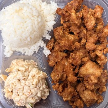 Saimin Says - Mochiko Chicken with rice and tuna mac is absolutely delicious - Hawaiian Near Me - Renton, Washington Saimin Says - Mochiko Chicken with rice and tuna mac is absolutely delicious - Hawaiian Near Me - Renton, Washington