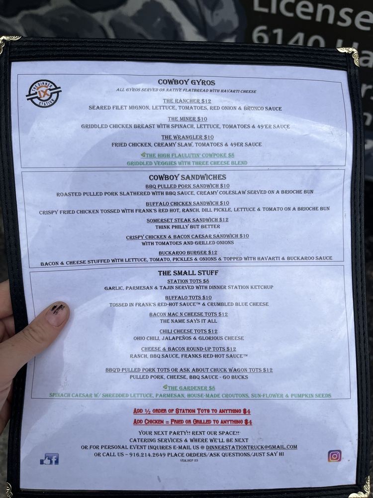 The Dinner Station Truck Logo