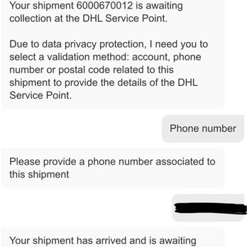 Imperial Mailbox & Notary Services - Proof DHL told me my package arrived - Notaries Near Me - Norwalk, California