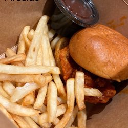 Fireside - Poconos - Nashville hot fried chicken sandwich