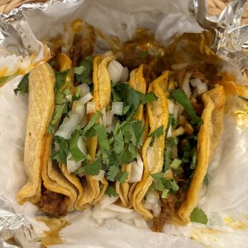 El Original Taco - two tacos in a basket - Mexican Near Me - Spring, Texas