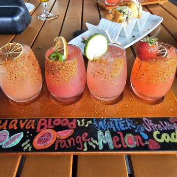 Finney's Crafthouse - Redlands - Flight of margaritas - New American Near Me - Redlands, California
